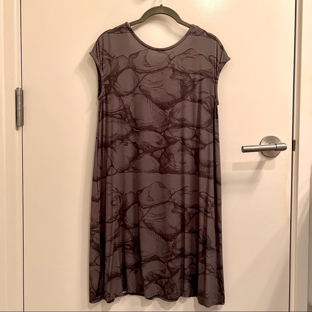 Kulua Piha Dress in Midnight Pohaku, Size S/M